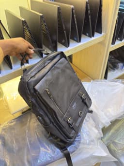 JEEP JEEP Leather Laptop Backbag 15.6 inch, view 1
