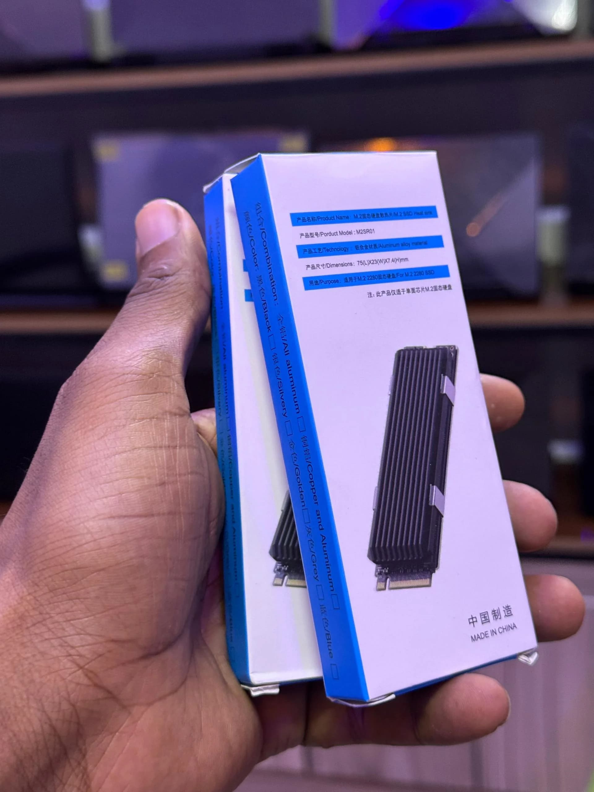 universal SSD NVME HEATSINK