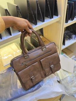 JEEP Jeep Genuine Leather Laptop Handbag, view 2