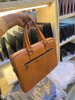 JEEP Jeep Genuine Leather Laptop Handbag, view 3